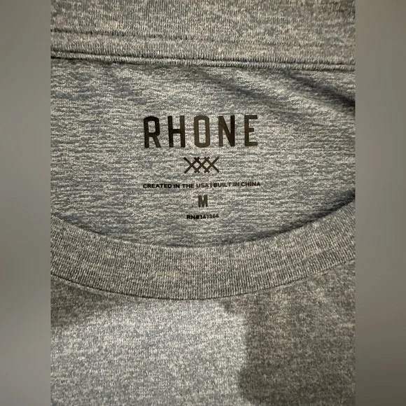 Rhône - Reign long sleeve - soft sweat-wicking - heather blue - Picture 5 of 5